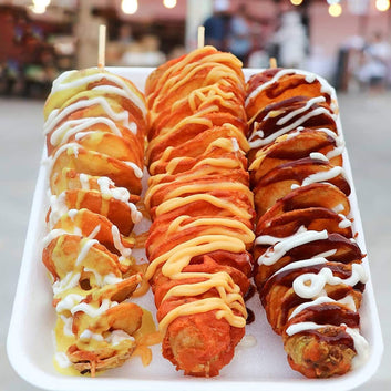 Professional Potato Spiral Cutter, Manual Stainless Steel Potatoes Twister Slicer